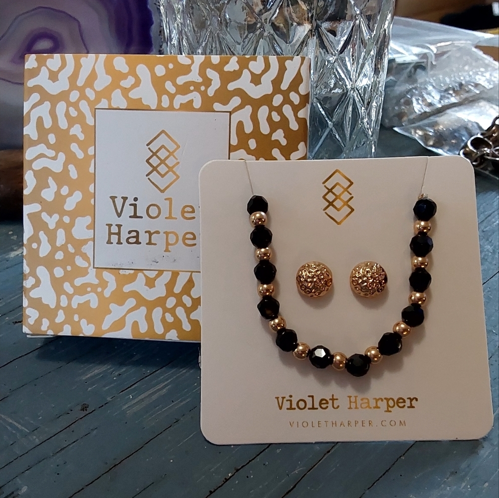 Violet Harper Necklace & Earring Set